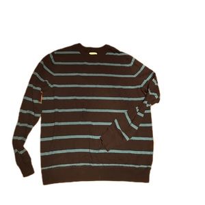 New Sonoma striped sweater navy blue / Crewneck Sweater